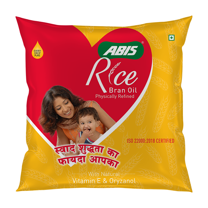 ABIS Rice Bran Refined Oil - 1/2 Ltr